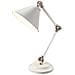 Lampada Da Tavolo 1 Luce Bianco, Nichel Lucido, E27 - Foto miniatura 2