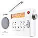 PR-D7, Portatile, Digitale, 87.5 - 108 MHz, 1,6W, LCD, Arancione - Foto miniatura 1