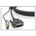 6ft DVI-D, 1,8m, Nero, DVI-D SL, Audio 3.5mm, DVI-D SL, Audio 3.5mm, DVI-D, 19,05 cm - Foto miniatura 2