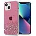 Custodia Compatibile Con Apple Iphone 13 In Rosa Con Glitter - Coperchio Protettivo In Silicone Tpu Flessibile Con Glitter Scintillanti - Foto miniatura 1