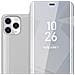 Custodia Compatibile Con Apple Iphone 11 Pro In Agata Argento - Clear View Specchio Coperchio Protettivo Con Funzione Di Supporto Protezione A 360 Gradi - Foto miniatura 1