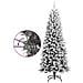 Albero Di Natale Artificiale Con Neve Floccata 180 Cm Pvc E Pe - Foto miniatura 2