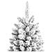 Albero Di Natale Artificiale Con Neve Floccata 180 Cm Pvc E Pe - Foto miniatura 7