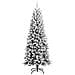 Albero Di Natale Artificiale Con Neve Floccata 180 Cm Pvc E Pe - Foto miniatura 8