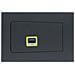 Ideal 10 281310 Cassaforte A Muro Con Serratura A Chiave, Cassaforte Da Incaso A Parete Per Abitazioni, Alto Livello Di Sicurezza Facile Da Usare, 20 X 30 X 20 Cm, 7 L - Foto miniatura 2
