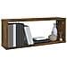 Mensole Cubo Parete 2 Pz Rovere Fumo 60x15x23 Legno Multistrato - Foto miniatura 11