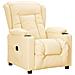 Poltrona Elettrica Reclinabile Crema In Similpelle - Foto miniatura 2
