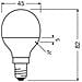 Bellalux P E14 Lampadina Led Opale 4.9w 470lm 2700k Ip20 200° [lv-4058075128323] - Foto miniatura 2