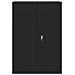 Armadio Classificatore Nero 90x40x140 Cm In Acciaio - Foto miniatura 3