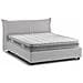 Letto Matrimoniale Clelia, 100% Made In Italy, Apertura Frontale, Con Materasso 160x190 Cm Incluso, Bianco - Foto miniatura 3