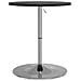 Tavolino Bar Nero 60x60x90 Cm Legno Multistrato Acciaio Cromato - Foto miniatura 2