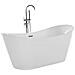Vasca Da Bagno Freestanding Antigua 160 X 76 Cm Bianco - Foto miniatura 3