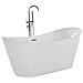 Vasca Da Bagno Freestanding Antigua 160 X 76 Cm Bianco - Foto miniatura 12