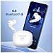 Auricolari Senza Fili Bluetooth Riduzione Del Rumore Anc In-ear, Bianco - Foto miniatura 3