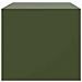 Tavolino da Salotto Verde Oliva 67x50x44 cm in Acciaio - Foto miniatura 5