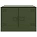 Tavolino da Salotto Verde Oliva 67x50x44 cm in Acciaio - Foto miniatura 7