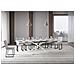 Tavolo allungabile 80x160/244 cm Plaker bianco frassino gambe bianche - Foto miniatura 3