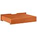 Cassettoni per Letto 2pz Marrone Cera 85x55x17 cm Legno di Pino - Foto miniatura 2