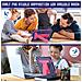 Custodia Elegante Per Samsung Galaxy Tab A8 10,5"" Con Supporto - Rosa E Blu - Foto miniatura 2