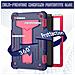 Custodia Elegante Per Samsung Galaxy Tab A8 10,5"" Con Supporto - Rosa E Blu - Foto miniatura 3