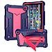 Custodia Elegante Per Samsung Galaxy Tab A8 10,5"" Con Supporto - Rosa E Blu - Foto miniatura 1
