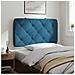 Lusso Casadino -  Cuscino Testiera Blu 80 Cm In Velluto - Foto miniatura 3