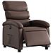 Poltrona Reclinabile Elettrica Marrone in Similpelle - Foto miniatura 3
