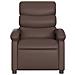 Poltrona Reclinabile Elettrica Marrone in Similpelle - Foto miniatura 9