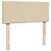 Giroletto a Molle con Materasso Crema 120x190 cm in Tessuto - Foto miniatura 7