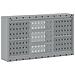Armadio da Muro  con Pannello Perforato Nero 100x20x55 cm in Acciaio - Foto miniatura 6