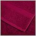 Asciugamani Premium SOLUND 4 pz Bordeaux 30x30 cm 600 g/m² - Foto miniatura 6