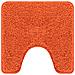 Tappeto da bagno 3 pcs Arancione 50 x 50 cm Polipropilene - Foto miniatura 5