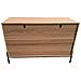Vallo Comò A 6 Cassetti Con Decorazioni In Legno Scanalato 124 Cm - Foto miniatura 5