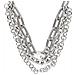 Collana In Argento ""a Tre Giri"" - Foto miniatura 2