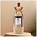 Confezione Da 12 Sacchetti Di Iuta Con Coulisse Per Bottiglie Da 750 Ml, Sacchetti Regalo Riutilizzabili In Lino Per Vino Beige - Foto miniatura 3