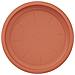 Vassoio Rotondo per Fiori 6 pcs Rosso Mattone Ø 21,5 x 2,5 cm - Foto miniatura 7