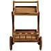 Carrello Da Servizio Pasaku In Teak Naturale 86×50×81 Cm - Foto miniatura 2