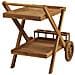 Carrello Da Servizio Pasaku In Teak Naturale 86×50×81 Cm - Foto miniatura 4