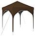 Tenda per feste a pop-up 194 x 194 x 245 cm Tortora - Foto miniatura 1