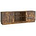 Mobile TV Rovere Fumo 150 x 31 x 47 cm Legno ingegnerizzato - Foto miniatura 1