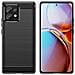 Custodia In Silicone Carbon Per Motorola Edge 40 Pro - Nera - Foto miniatura 1