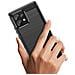 Custodia In Silicone Carbon Per Motorola Edge 40 Pro - Nera - Foto miniatura 4