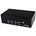 Switch KVM Dual DVI USB 4 porte con audio e hub USB 2.0 - Foto miniatura 1
