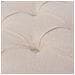 Panca In Legno Massello E Lino 110x38x48 Cm Bianco Crema - Foto miniatura 2