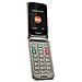 GL590 Senior Phone Dual Sim Display 2.8" +Slot Micro SD Bluetooth con Tasti Grandi + SOS Fotocamera Colore Argento - Foto miniatura 2