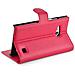 Custodia Compatibile Con Nokia Lumia 730 In Rosso Carminio - Coperchio Protettiva Con Chiusura Magnetica, Funzione Stand E Tasca Per Le Carte - Foto miniatura 2
