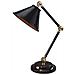 Lampada Da Tavolo A 1 Luce Nero, Ottone Lucido, E27 - Foto miniatura 1