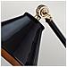 Lampada Da Tavolo A 1 Luce Nero, Ottone Lucido, E27 - Foto miniatura 6