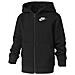 Giacca Con Cappuccio E Zip Nike Nsw Fz Club - Bambino - Nero - Foto miniatura 1