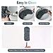 Allungabile Feather Duster Microfibra Duster Con Extra Lungo 100 Pollici Telescopico Pole Telescopico Bombolette Con Pieghevole Testa Mano Duster Per Pulizia Ad Alta Ventilatore A Soffitto Tende Ragnatela Auto - Foto miniatura 3